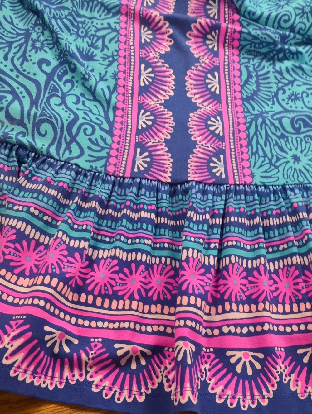 Lily Pulitzer Ophelia Swing Dress Bermuda Blue Size XXL - Picture 9 of 10